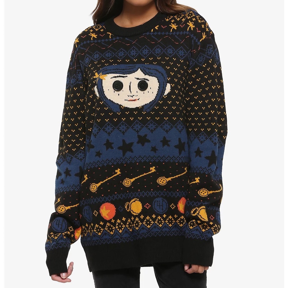 Coraline christmas sweater